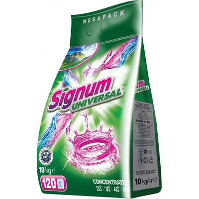Signum Universal prací prášok pre všetky farby 10 kg 120 PD
