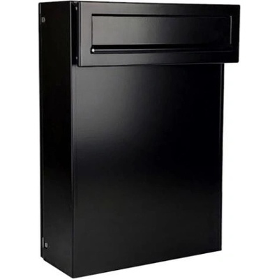 DOLS C-050 ČD-50C RAL9005 - poštová schránka pre sendvičovú montáž na výplň plotu, bránky a dverí, čierna