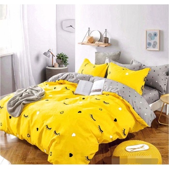 EmonaMall Двулицево спално бельо EmonaMall, 6 части - Модел S15421 (S15421-99999d)