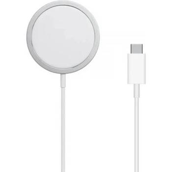 WIWU Безжично зарядно устройство WiWu M5 MagSafe, Qi, 15W, Бял - 17735