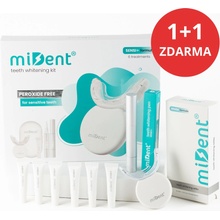 miDent Sensi+ bělicí sada s UV LED perem a náplněmi 6 × 3 ml