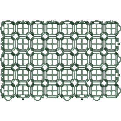 Stella Green 57 x 38 x 4 cm zelená 1 ks