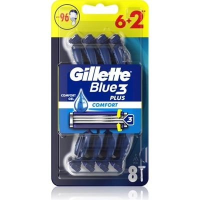 Gillette Blue 3 Comfort самобръсначки за еднократна употреба за мъже 8 бр
