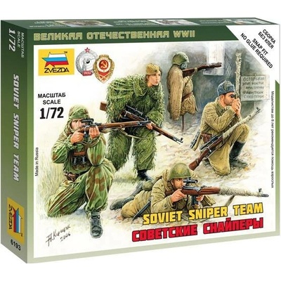 Zvezda Sovětští odstřelovači WWII 1:72