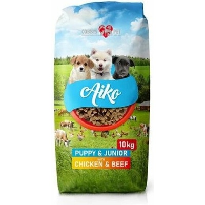 Cobbys Pet Aiko Puppy & Junior Chicken & Beef 10 kg