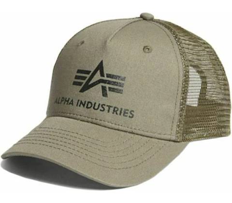 Alpha Industries Basic Trucker Cap dark olive
