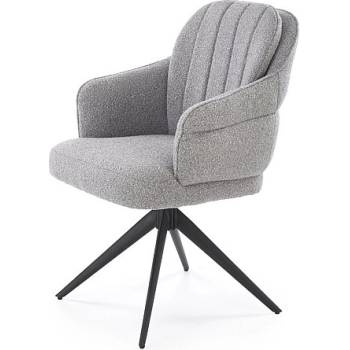 Halmar Трапезен стол k 570 пепел / сив / черен