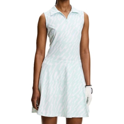 J.Lindeberg Ladies Dana Printed Dress Oak Skylight M