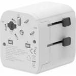 Gembird Universal Travel Adapter EU 12W White