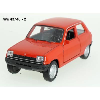 Welly Renault 5 red code 43740 modely aut 1:34