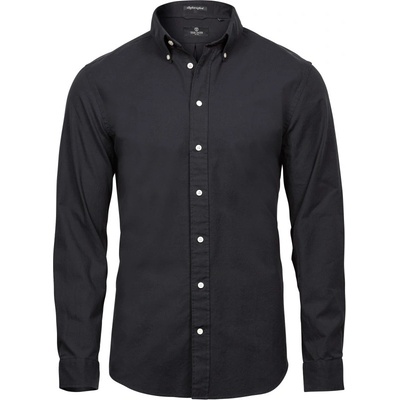 TeeJays Oxford Perfect košile dlouhý rukáv TJ 4000 černá