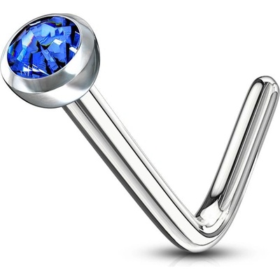 Šperky4U zahnutý piercing do nosu N01149-B