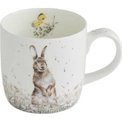 Porcelánový hrnek Wrendale Designs Fresh as a Daisy 0,31l Zajíc