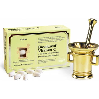 Pharma Nord bioaktivní Vitamin C+Kalcium pH neutrální 30 tablet – Hledejceny.cz