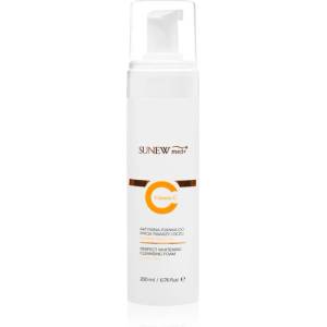SunewMed+ Active Foaming Cleanser Face and Eye Makeup Removal пяна за почистване и премахване на грим с витамин С 200ml