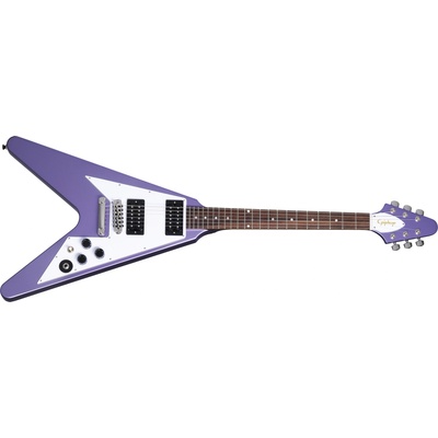 Kirk Hammett 1979 Flying V Purple Metallic Електрическа китара