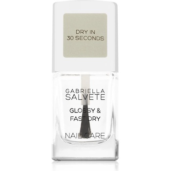 Gabriella Salvete Nail Care Glossy & Fast Dry бързосъхнещ топ лак за нокти 11ml