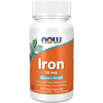 Now Foods Iron 18mg 120 kapsúl