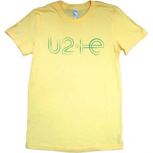U2 Brazil Logo Babydoll (Ex-Tour) Yellow L Дамски Риза (U2TOURTS04LY03)