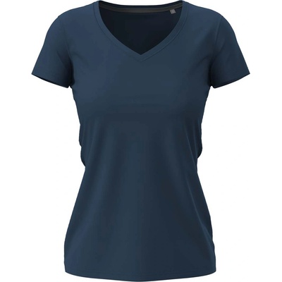 Stedman stretch-t v-neck st9710 / Дамска еластична тениска с v-образно деколте - тъмносиня s (st9710navs)