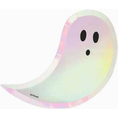 Oh Yeah! Papierový tanier Halloween Duch