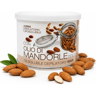 HOLIDAY Liposoluble Hypoalergenní depilační vosk ALMOND 400 ml