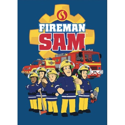 Aymax Modrá dětská deka Požárník Sam
