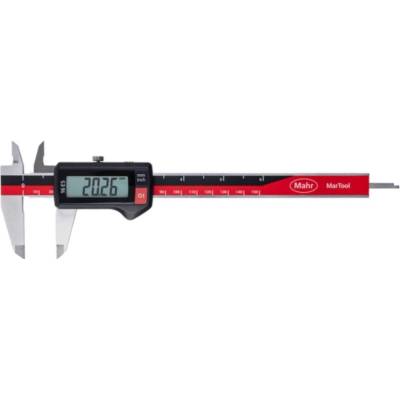 MAHR Digitální posuvné měřítko 200 mm/8" plochý hloubkoměr, martool 16 e