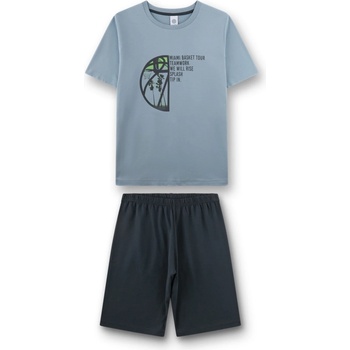 Sanetta Детско ежедневно термо бельо Sanetta Kid's Pyjama 1/2 246167 Everyday base layer - Ashley Blue - размер 128 (EU) (714-1834-0111)