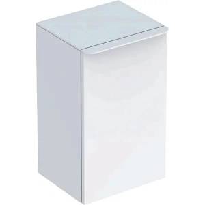 Geberit Smyle Square среден стенен шкаф бял 1 врата десен ограничител 36 см (500.359.00.1)