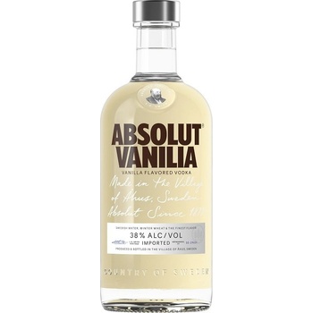 Absolut Vanilia 40% 0,7 l (čistá fľaša)