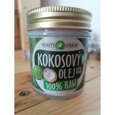 Purity Vision 100% Raw Bio Kokosový olej 120 ml