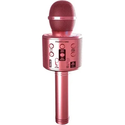 iDance Детски караоке микрофон - розово злато