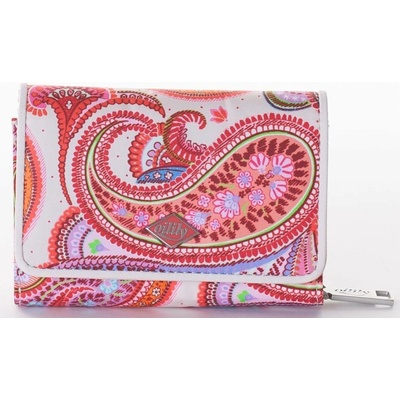 Oilily střední peněženka Summer Paisley oranžová OIL0331-034 VANILLA