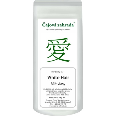 Čajová zahrada China White Hair bílý čaj 1 kg