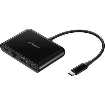 Samsung Multiport USB-C Adapter - мултифункционален хъб за свързване от USB-C към HDMI, Ethernet, USB-C, USB 3.0 (черен)