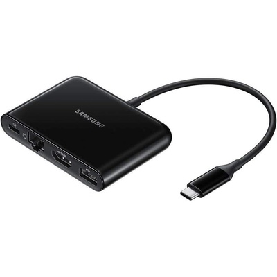 Samsung Multiport USB-C Adapter - мултифункционален хъб за свързване от USB-C към HDMI, Ethernet, USB-C, USB 3.0 (черен)