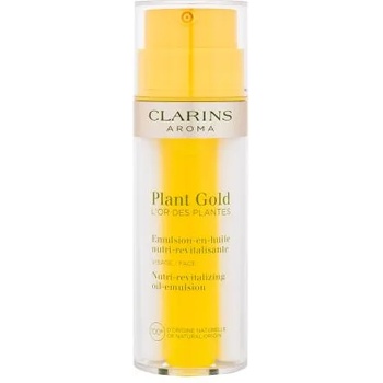 Clarins Aroma Plant Gold Nutri-Revitalizing Oil-Emulsion хидратиращ, подхранващ и ревитализиращ кожата крем с маслена емулсия 35 ml за жени