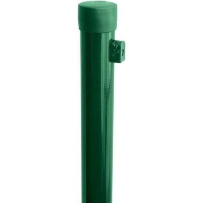 Sloupek plotový Ideal Zn + PVC zelený s příchytkou – 2400×48 mm
