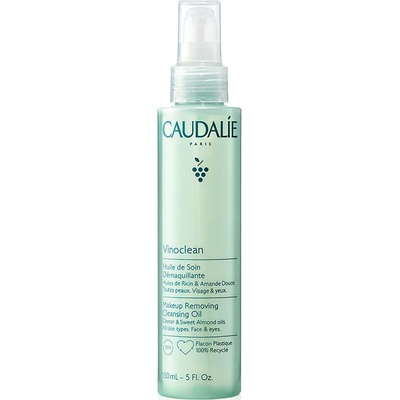 Caudalie Почистващо и премахващо грима масло за лице и очи, Caudalie Vinoclean Make-Up Removing Cleansing Oil 150ml