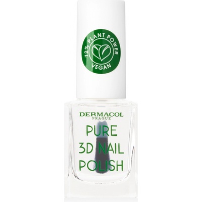 Dermacol Pure 3D Nail Polish 01 Crystal Clear 11 ml