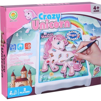 Jednorožec hra s pinzetou