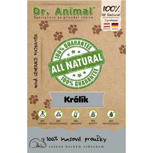 Dr. Animal 100 % заешко месо на ленти 80 г