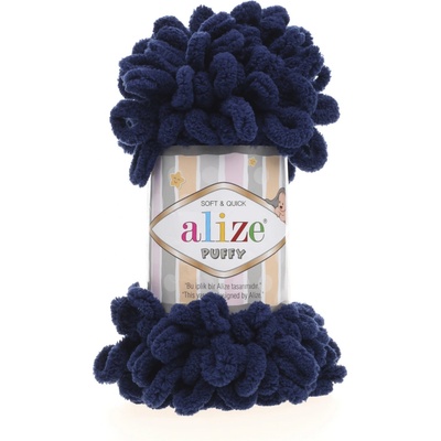Alize Příze Puffy 58 tmavě modrá