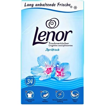 Lenor Aprilfrisch ароматизиращи кърпички за сушилня 34 бр