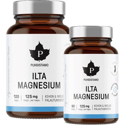 Puhdistamo Night Magnesium Hořčík 120 + 60 kapsúl