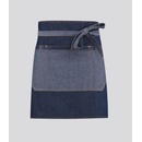 Toma Číšnická zástěra mini černá/eko kůže T-1807