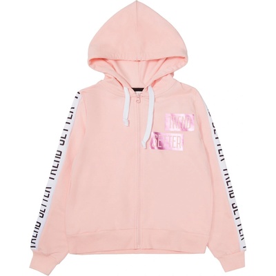Winkiki Kids Wear Dívčí mikina s kapucí Trend Setter růžová