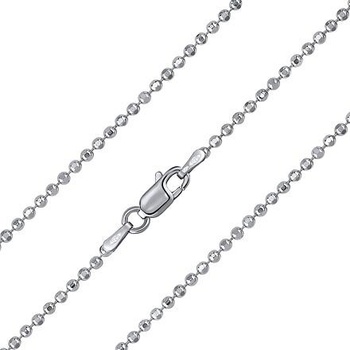 SILVEGO Strieborná guľôčková retiazka diamont cut TTT25D20