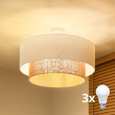 - LED прилепен полилей BOHO стил 3xE27/15W/230V Ø 60 cm (BG2298)